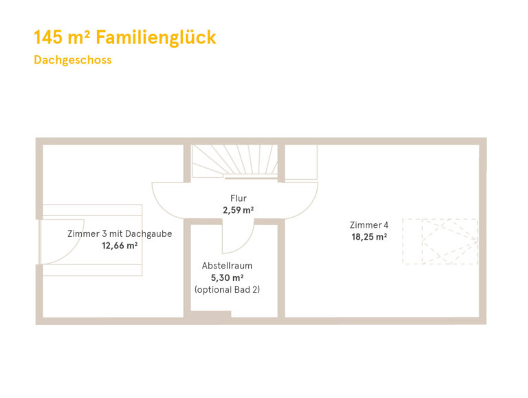 Bild Grundriss Dachgeschoss_145 m² Familienglück